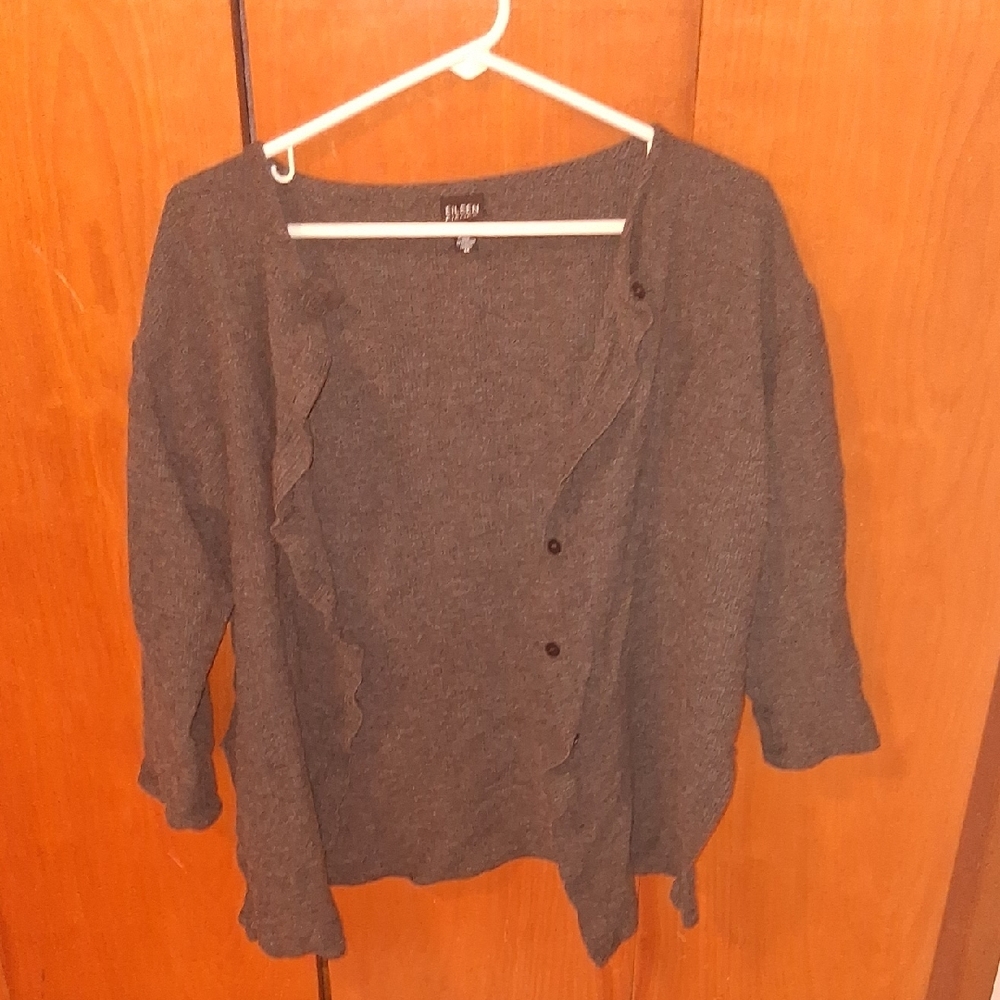 Eileen Fisher Dark Gray Cardigan